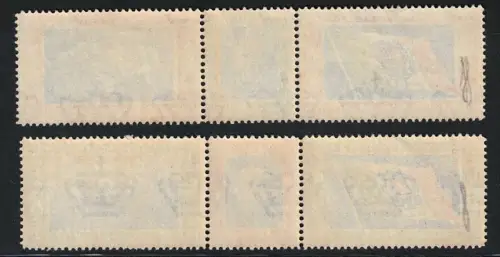 1933 Italien, Königreich, Luftpost, # 51I/52I, Tripttici Long, postfrisch **