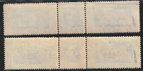 1933 Italien, Königreich, Luftpost, # 51S/52S, Tripttici Teuc, postfrisch **