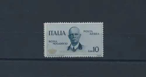 1934 Italien, Königreich, Flugdienst 10 Lire Schiefer Coroncina, postfrisch **