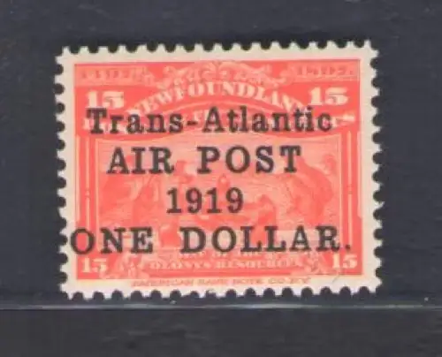 1919 Neufundland, Stanley Gibbons n. 143b, MLH*