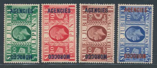1935 Morocco Agencies - Stanley Gibbons n. 62/65 - postfrisch**
