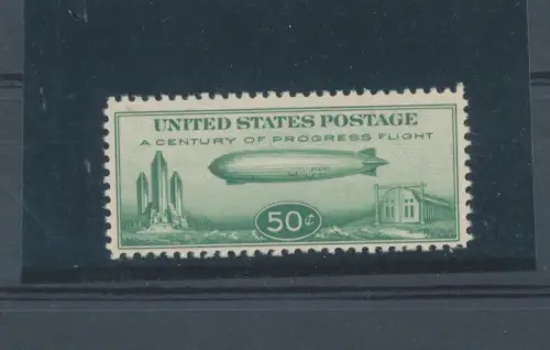 1933 USA, Zeppelin Luftschiff - Luftpost Nr. 18 MNH ** - ZENTRIERT