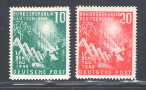 1949 Deutschland - Republik - Mi.Nr. 111/12 - postfrisch**