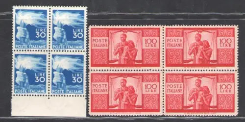 1945-48 REPUBLIK Demokratische Serie 23 Werte, # 543/65 Zentriert postfrisch **