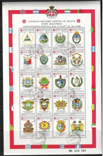 1986 Smom, Postkonvention Zettel # 20 - gebraucht