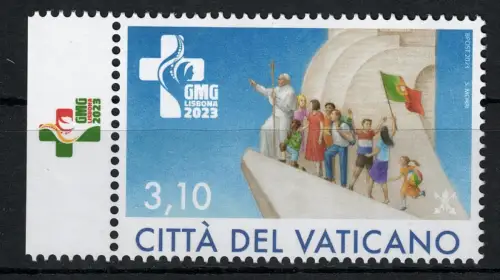2023 Vatikan, Weltjugendtag, Rückzug Nr. 1531, postfrisch **