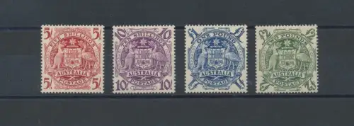 1948 AUSTRALIEN, Stanley Gibbons Nr. 224a/224d, Wappen, 4 Werte postfrisch**
