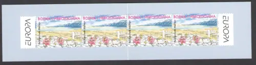 1999 EUROPA CEPT, Libretto, Bosnien-Herzegowina Kroatien, postfrisch**