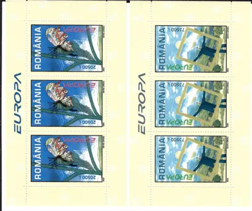 2003 EUROPA CEPT, Rumänien, Nr. 2 Zettel, Plakatkunst - postfrisch **