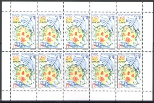 2002 EUROPA CEPT, Weißrussland Nr. 2 Kleinblätter - postfrisch **