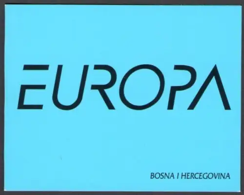 2004 EUROPA CEPT Bosnien Herzegowina Kroatien Ferienheft postfrisch **