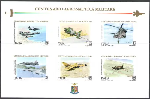 2023 Italien - Republik, Hundertjahrfeier der Luftwaffe - Bogen - postfrisch **