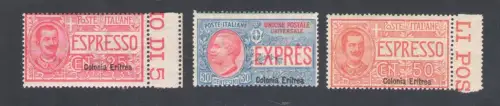 1907-21 Eritrea, Espressi n. 1/3 - MNH**