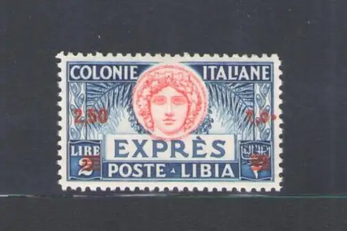 1927-33 Libyen, Espresso Nr. 13 - Sehr gute Zentrierung - postfrisch **