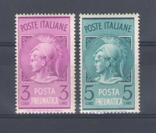 1947 Italien - Republik, Luftpost 2 Val gute Zentrierung Nr. 18/19 postfrisch**