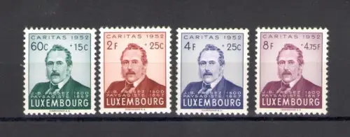 1952 Luxemburg Caritas Pro Kindheit 4 Werte Nr. 461/64 postfrisch**