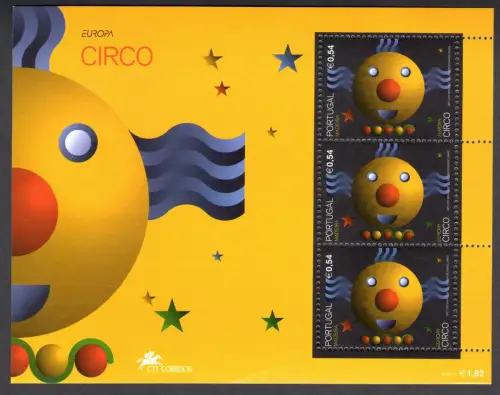 2002 EUROPA CEPT Madeira Nr. 1 Blatt Il Circo MNH **