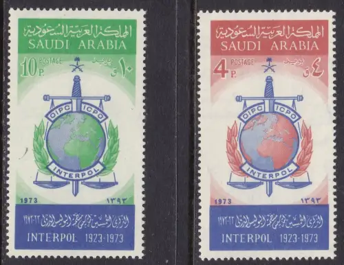 1974 SAUDI-ARABIEN SG 1081-1082 POSTFRISCH/**