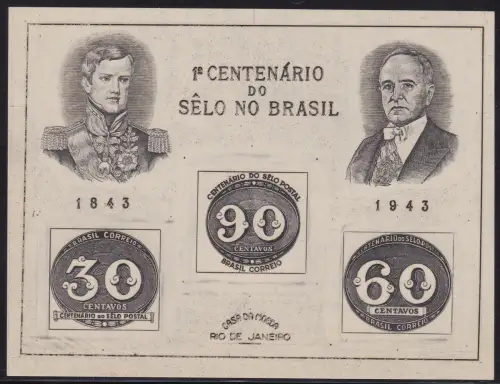 1943 BRASILIEN Yvert BF Nr. 6 (*)