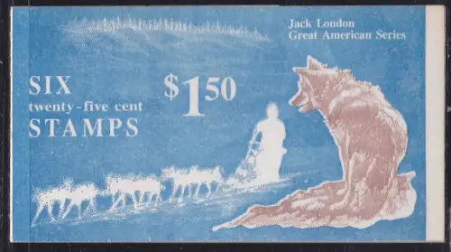 1988 USA - BOOKLET Nr. 151 - $1,50 weißer Text auf blau MNH / **