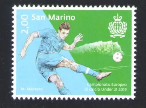 2019 San Marino U21 Europameisterschaft - 1 Wert postfrisch **