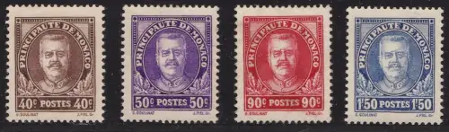 1933 MONACO, Nr. 115/118 MLH/*