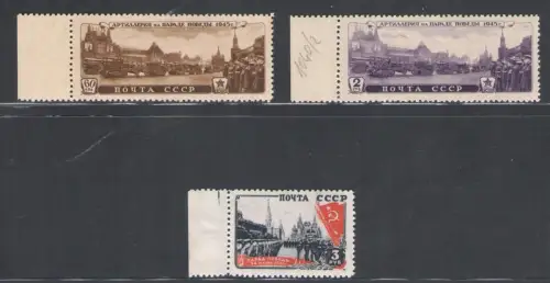 1946 RUSSLAND, Parade der Roten Armee, Nr. 1040/42, postfrisch**