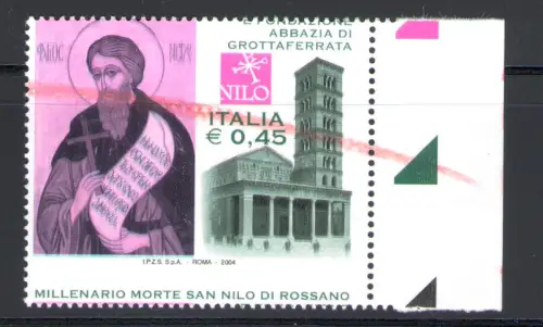 2004 Italien Republik San Nilo Farben geändert Schriftzug unten Nr. 2426 MNH **