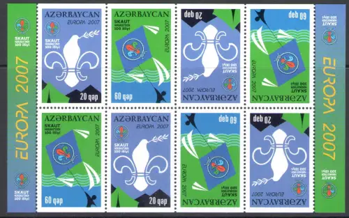 2007 EUROPA CEPT Aserbaidschan - Broschüre - postfrisch **