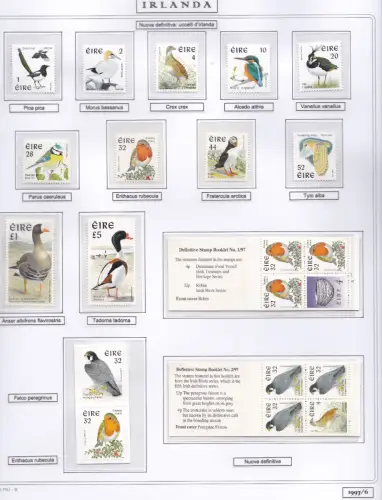 1982-1999 Irland, VEREINIGTE REPUBLIK Nr. 487/1212 - postfrisch**