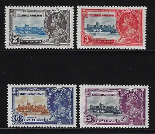 1935 Trinidad und Tobago - Stanley Gibbons n. 239/242 - postfrisch**