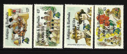 1986 Barbuda, Scouts - Yvert n. 793/96 - postfrisch**