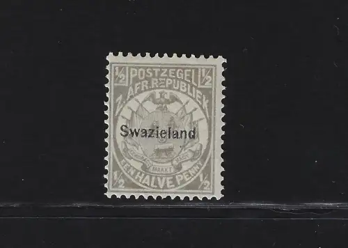 1889-90 Swasiland - Aufdruck Swazieland, Stanley Gibbons Nr. 4 - MNH **