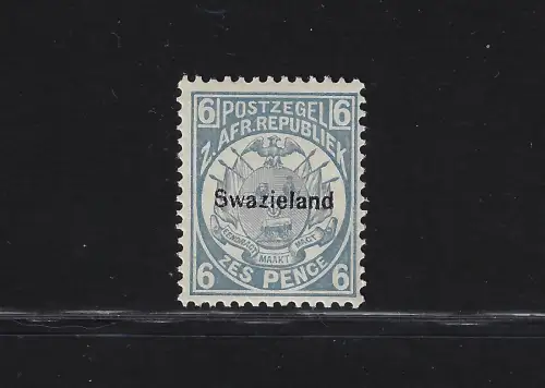 1889-90 Swasiland - Aufdruck Swazieland, Stanley Gibbons Nr. 6 - MNH **