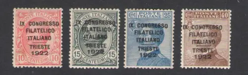 1922 Italien - Königreich, Philatelistischer Kongress Nr. 126/26 - MNH ** Außergewöhnlich