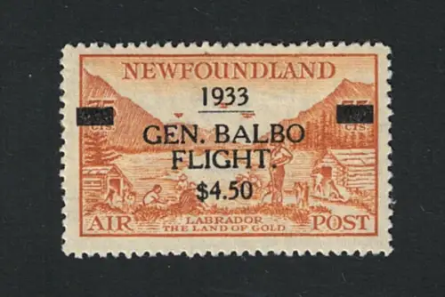 1933 TERRANOVA - NEWFOUNDLAND - SG # 235 - Balbo - MH*