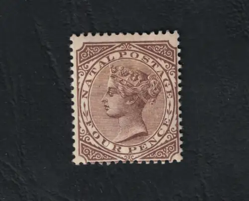 1874 WEIHNACHTEN, Stanley Gibbons # 69,4 Pence braun, MH*