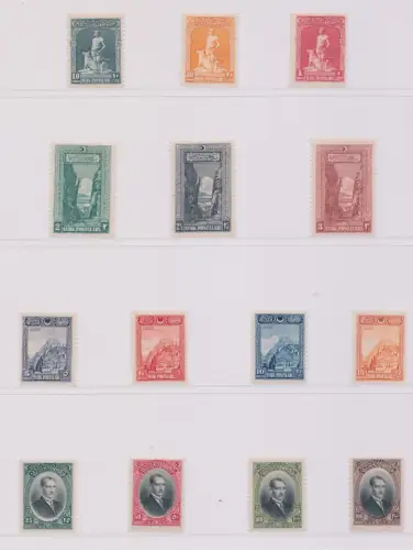 1926 Türkei - Verschiedene Themen, Ordentliche Serie, 14 Werte Nr. 695/708, postfrisch**