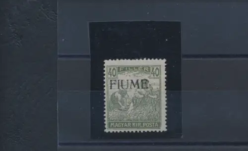 1918-19 Fluss, Nr. 13, 40 Olivenfüller, Erntemaschine und Ansicht, nicht katalogisierte Abziehbilder, postfrisch **