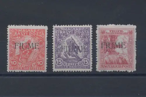 1918-19 Fluss, ungarische Briefmarken Fluss, #1A/3 - postfrisch **