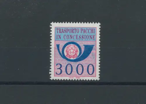 1984 Italien - Republik, Dienstleistungen - Pakettransport in Konzession, 1 Wert, Nr. 22, postfrisch **