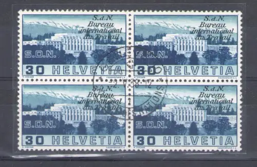 1938 SCHWEIZ, Sorte, 30 Cent. Kassettensäulen - gebrochene Säule - Zumstein Nr. 50/A1, vierteljährig gebraucht am ersten Ausgabetag!!!