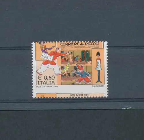 2008 Italienische Republik, Euro 0,60 Corriere dei Piccoli verschobene Verzahnung, Nr. 3119Ba, postfrisch**