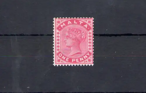 1885 MALTA, Stanley Gibbons Nr. 21 - 1 Penny Rose - MNH **