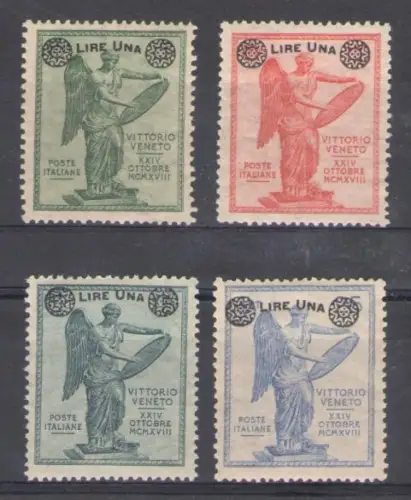 1924 Italien - Vittoria Soprastampata n. 158/161 - postfrisch **