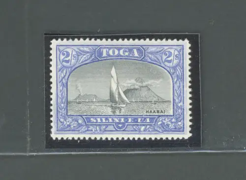 1897 TONGA - Stanley Gibbons Nr. 51 - 5 Scellini Black and Ultramarine - MNH **