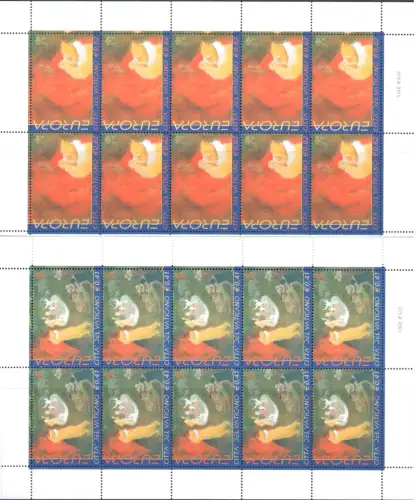 2002 EUROPA CEPT, Vatikan Nr. 2 Minifogli - MNH **