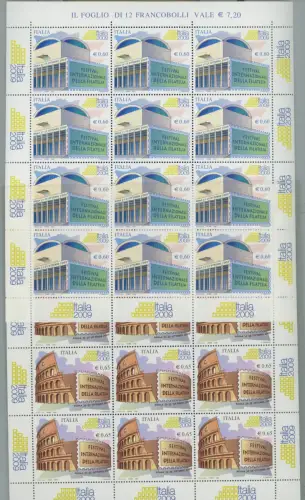 2008 Italien - Republik, Minifogli Italia 2009, Katalog Sachsen Nr. 20/21, postfrisch**