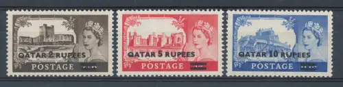 1957-59 KATAR - Stanley Gibbons Nr. 13/15 - postfrisch**