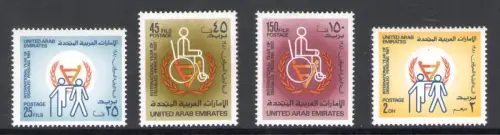 1981 Vereinigte Arabische Emirate, Stanley Gibbons Nr. 130/33 - postfrisch**